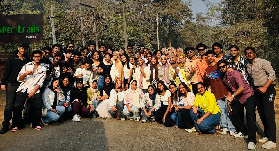 A Trip Campus group on the Dandeli + Goa by Train tour