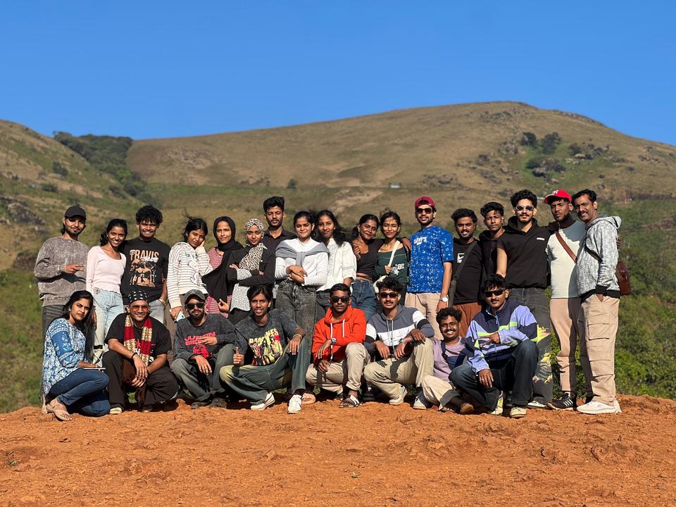A Trip Campus group on the Chikmagalur + Dandeli + Goa tour